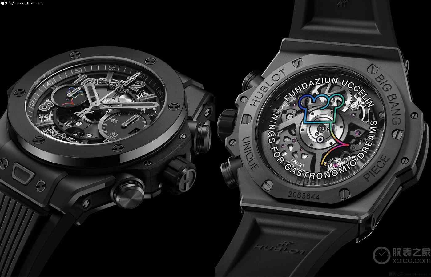 Hublot宇舶表推出Big Bang Unico All Black Schloss Schauenstein限量腕表，标价25,900瑞郎 | 奈斯探表