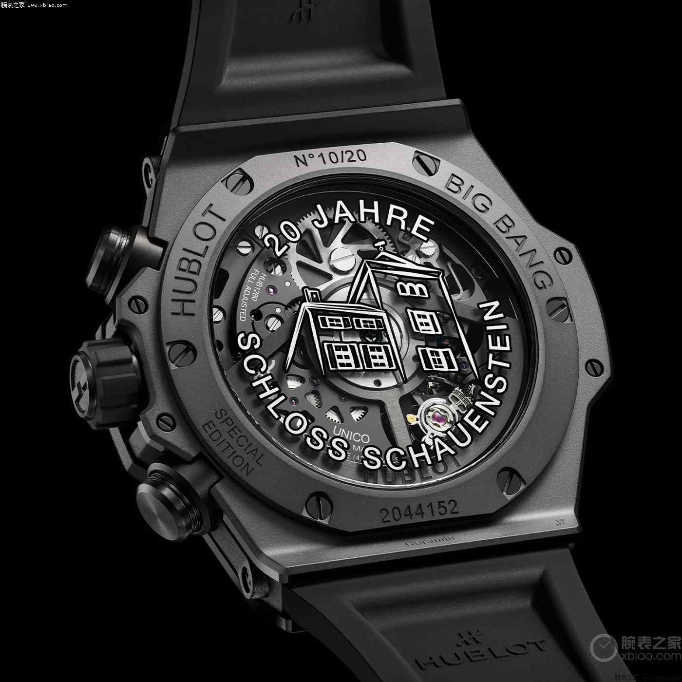 Hublot宇舶表推出Big Bang Unico All Black Schloss Schauenstein限量腕表，标价25,900瑞郎 | 奈斯探表