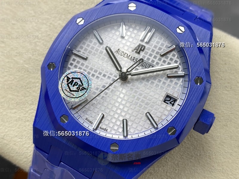细节控必看：APS厂爱彼15500蓝陶瓷如何做到“一眼真”？ | 奈斯探表